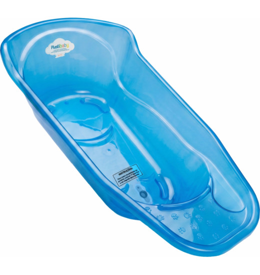 BANHEIRA PLAST.C/DRENO 20LTS AZUL